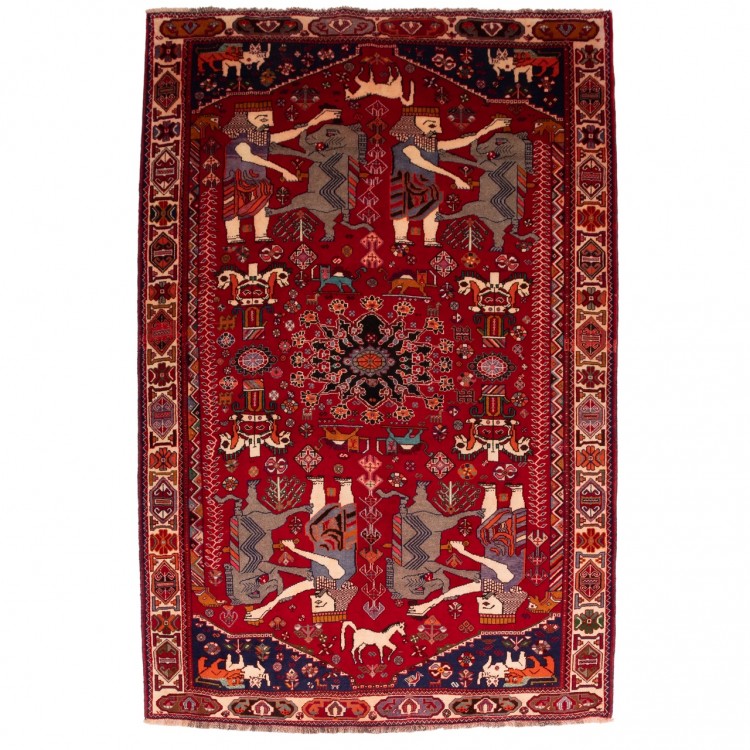 Handgeknüpfter Shiraz Teppich. Ziffer 179123