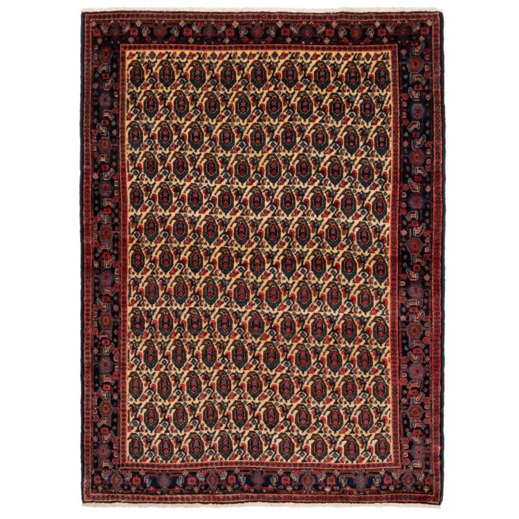 Персидский ковер ручной работы Sanandaj Код 179139 - 114 × 154