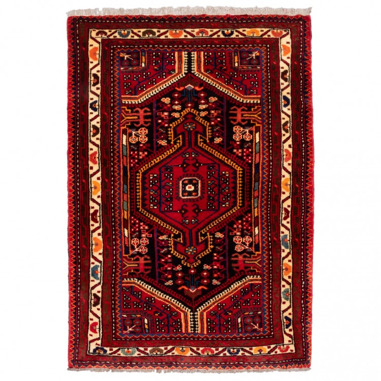 イランの手作りカーペット トゥイゼルカン 番号 179135 - 90 × 130