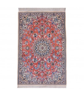 イランの手作りカーペット ナイン 番号 163128 - 98 × 151