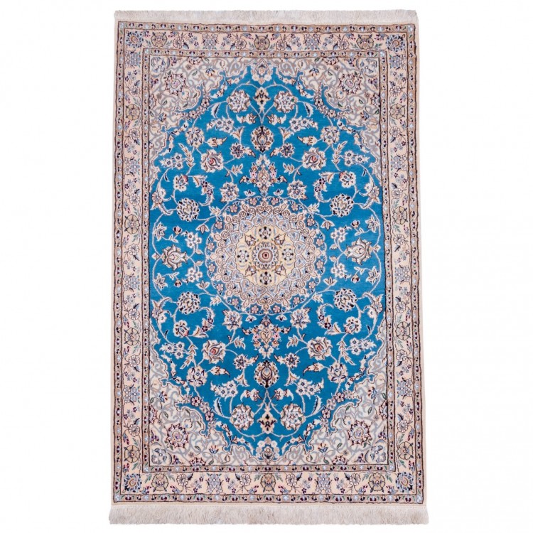 イランの手作りカーペット ナイン 番号 163134 - 99 × 156
