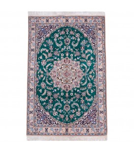 イランの手作りカーペット ナイン 番号 163144 - 99 × 154