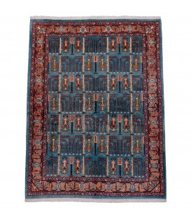Tappeto persiano Sabzevar annodato a mano codice 171418 - 150 × 200