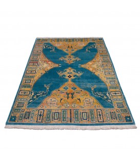 イランの手作りカーペット サブゼバル 番号 171419 - 151 × 194