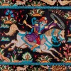 イランの手作り絵画絨毯 コム 番号 901906