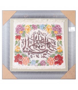 イランの手作り絵画絨毯 タブリーズ 番号 901921
