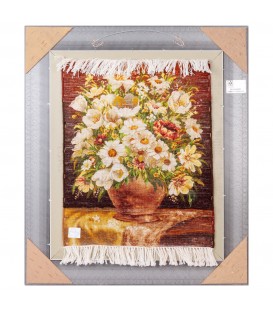 イランの手作り絵画絨毯 タブリーズ 番号 901936