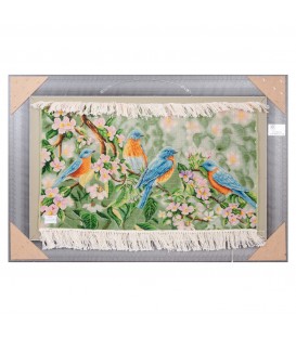 イランの手作り絵画絨毯 タブリーズ 番号 901948