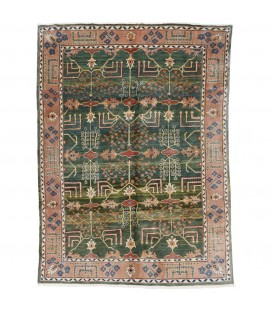 イランの手作りカーペット サブゼバル 番号 171351 - 197 × 274
