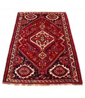 イランの手作りカーペット シラーズ 番号 179152 - 114 × 168