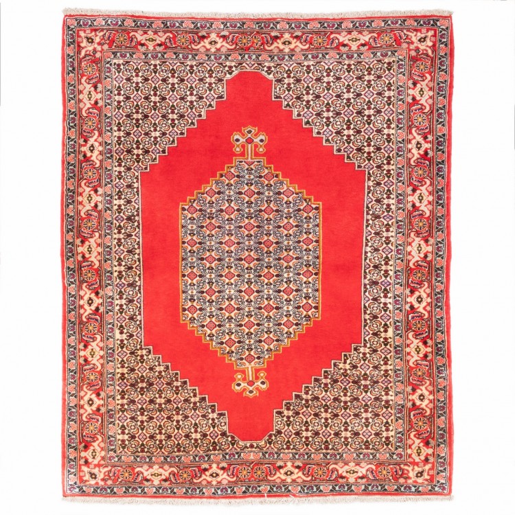 Персидский ковер ручной работы Sanandaj Код 179155 - 123 × 153