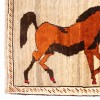 Персидский габбе ручной работы Qashqai Код 177146 - 96 × 148