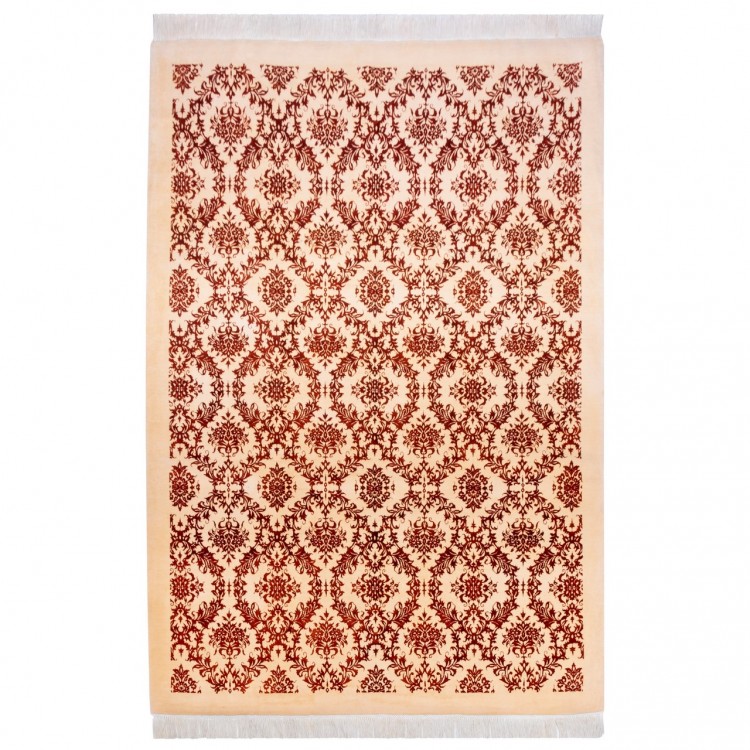 イランの手作りカーペット タブリーズ 番号 174433 - 210 × 307