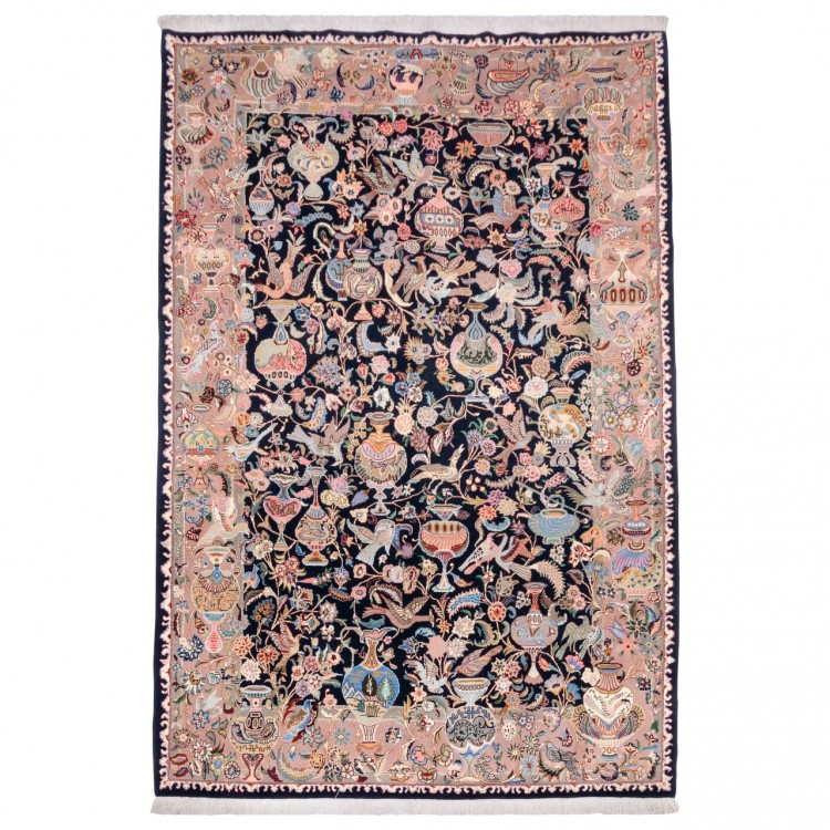 イランの手作りカーペット カシュマール 番号 174453 - 203 × 302
