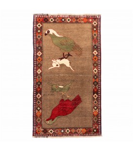 Персидский габбе ручной работы Qashqai Код 177159 - 107 × 195
