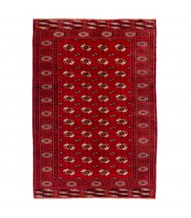 فرش دستباف قدیمی پنج و نیم متری ترکمن کد 179190