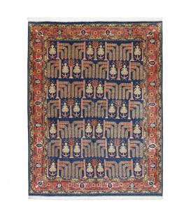 イランの手作りカーペット サブゼバル 番号 171402 - 154 × 198