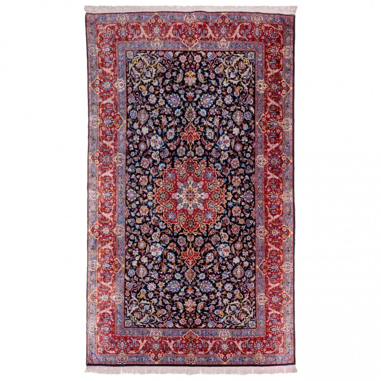 Персидский ковер ручной работы Kashan Код 174561 - 144 × 244