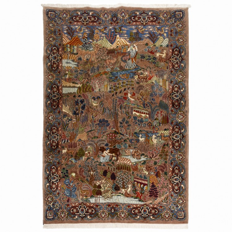 イランの手作りカーペット カシュマール 番号 174580 - 201 × 297