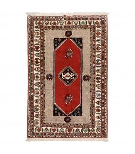 イランの手作りカーペット カシュカイ 番号 174620 - 149 × 227