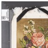 تابلو فرش دستباف طرح گل در گلدان خراسان شمالی کد 912015