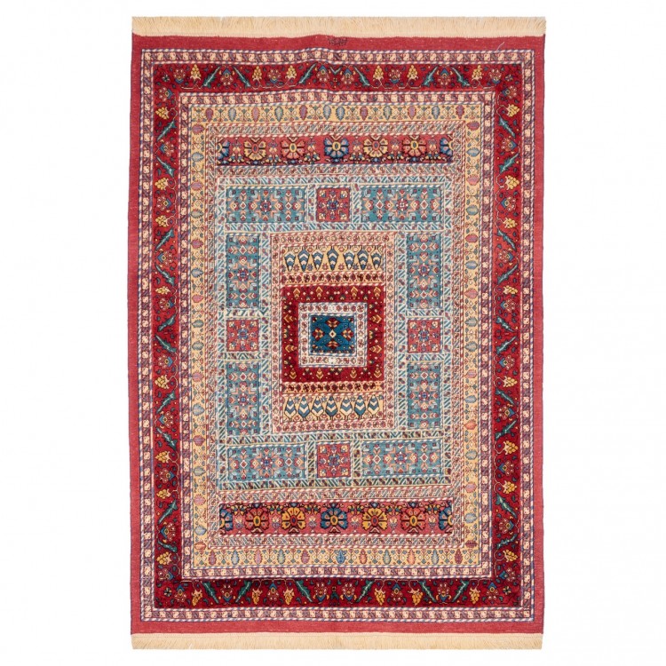 Персидский ковер ручной работы Sirjan Код 174691 - 125 × 178
