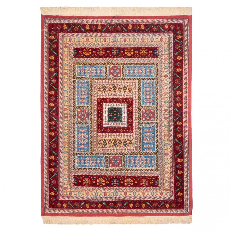 イランの手作りカーペット シルジャン 番号 174697 - 139 × 181