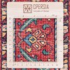 Tappeto persiano Sirjan annodato a mano codice 174697 - 139 × 181