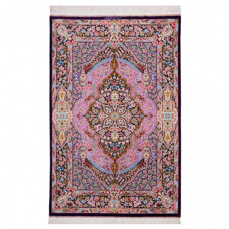 Персидский ковер ручной работы Кома Код 174682 - 81 × 123