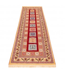 イランの手作りカーペット シルジャン 番号 174710 - 88 × 282