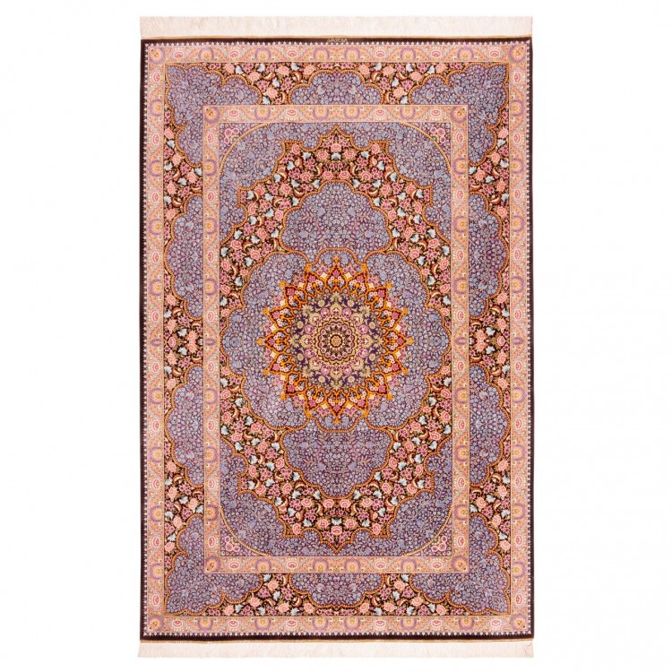 Персидский ковер ручной работы Кома Код 174715 - 135 × 201