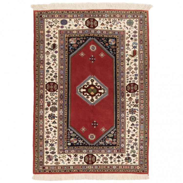 イランの手作りカーペット カシュカイ 番号 174653 - 126 × 177