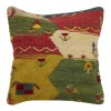 Coussin Kilim Gabbeh fait à la main Réf ID 215020