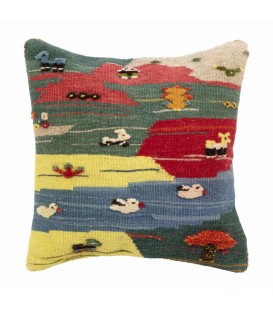 Handmade Kilim Gabbeh Cushion Ref 215059
