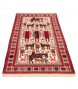 Tappeto persiano Zabul annodato a mano codice 141072 - 115 × 172