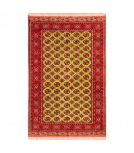 فرش دستباف دو و نیم متری ترکمن کد 141074