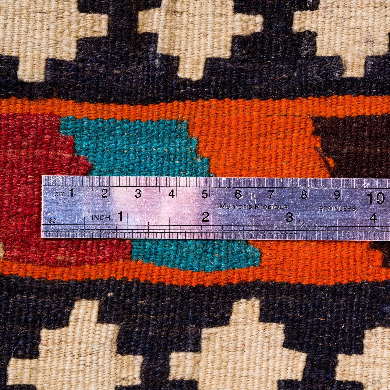 گلیم دستباف قدیمی پنج متری قشقایی کد 102243