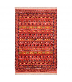 Handgeknüpfter Turkmenen Teppich. Ziffer 141080