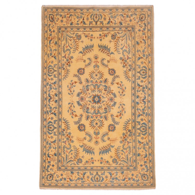 Персидский ковер ручной работы Kashan Код 141081 - 130 × 210