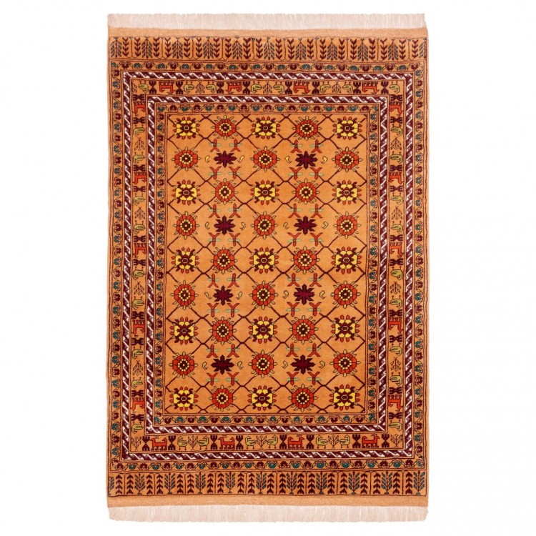 Handgeknüpfter Turkmenen Teppich. Ziffer 141085