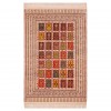 Tappeto persiano turkmeno annodato a mano codice 141087 - 135 × 200