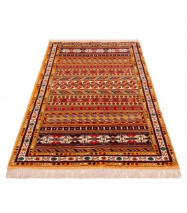 イランの手作りカーペット トルクメン 番号 141089 - 134 × 210