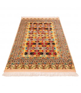 فرش دستباف دو و نیم متری ترکمن کد 141090