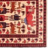 イランの手作りカーペット ザブル 番号 141096 - 92 × 174
