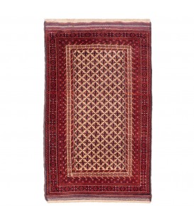 Tappeto persiano Baluch annodato a mano codice 141107 - 100 × 166