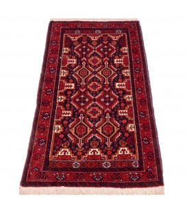イランの手作りカーペット バルーチ 番号 141109 - 76 × 140