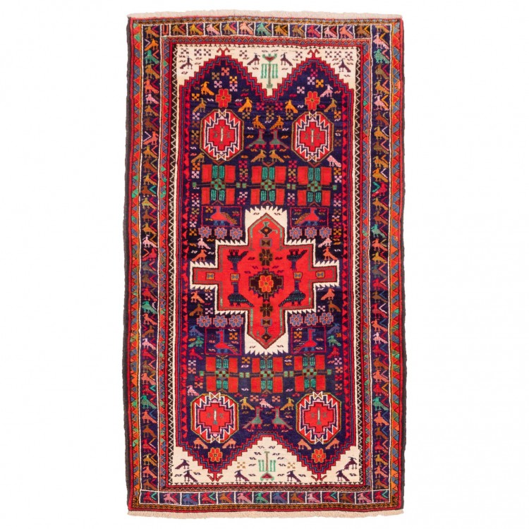 Персидский ковер ручной работы Baluch Код 141113 - 108 × 192