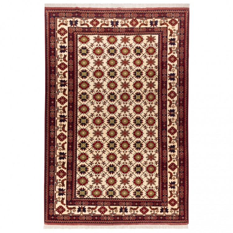 Handgeknüpfter Turkmenen Teppich. Ziffer 141061