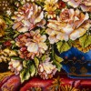 تابلو فرش دستباف گل در گلدان تبریز کد 902004