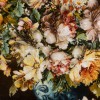 تابلو فرش دستباف گل در گلدان تبریز کد 902029